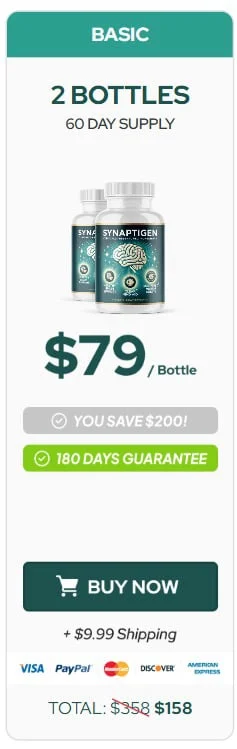 Synaptigen 1 bottle price package